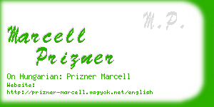 marcell prizner business card